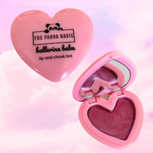 Load image into Gallery viewer, Ballerina Balm 🩰 Organic Lip + Cheek Tint Compact With Mirror
