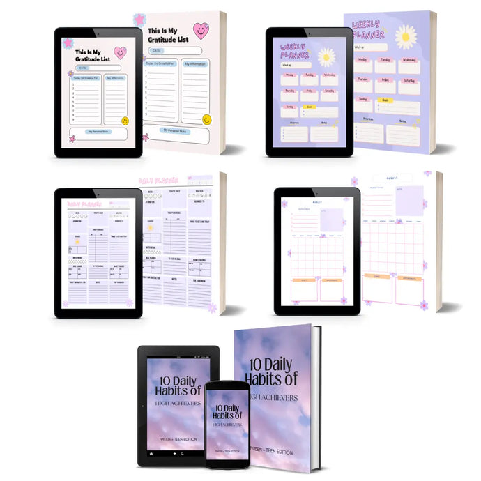 ULTIMATE DIGITAL PLANNER BUNDLE SET 💕💸 - The Panda Magic