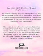 Load image into Gallery viewer, Gratitude and Daily Affirmations ☀️ instant download to print or use on digital planner (i.e. free app goodnotes) - The Panda Magic
