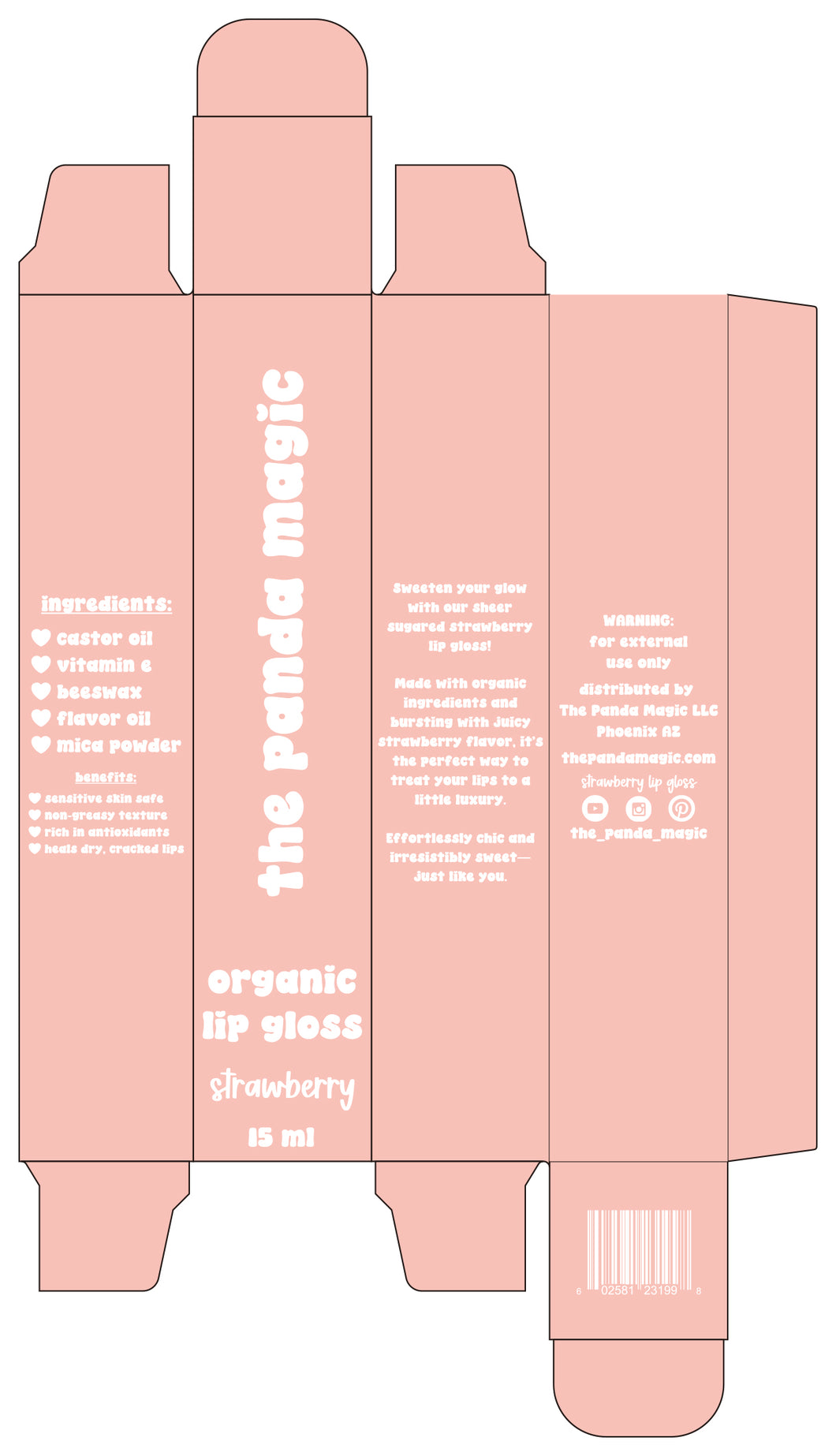 Strawberry Organic Lip Gloss 🍓 COMING SOON!