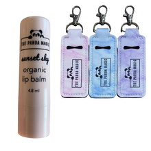 Load image into Gallery viewer, Organic Lip Balm With Keychain 🐼
